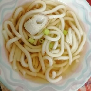 ちくわうどん˖✧˖°（あごだし）